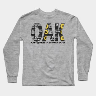 Astoria Subway Line by OAK Long Sleeve T-Shirt